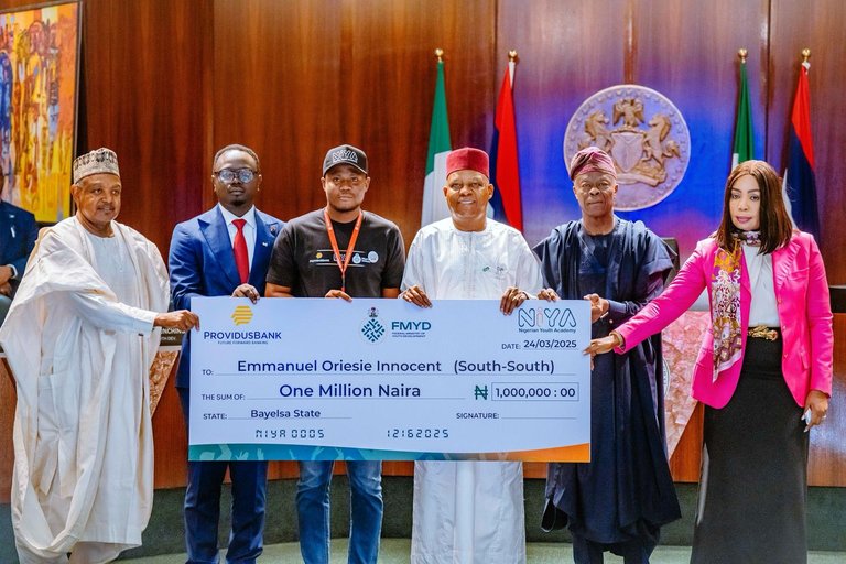 Nigerian youth and women participating in empowerment programmes